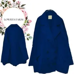 【ローリーズファーム】ダブルブレストジャケット長袖♡オーバサイズ【L】ブルー系のサムネイル