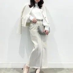 【GU】裏フリースフロントジップスカート