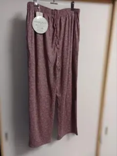 【新品未使用】ふわりらパンツ ルームパンツ 総柄 LLサイズ ポケット付き