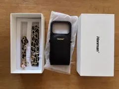 iPhone17 Pro用 ショルダー財布ケース 黒