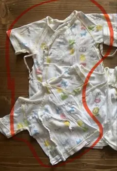 新生児肌着セット（動物・ストライプ・花柄）5枚