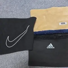 NIKE　adidas　EDWIN 　ネックウォーマー3種！