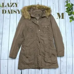売り尽くし✨️【LAZY DAISY】✨Mサイズ✨モッズコート風✨ブラウン系