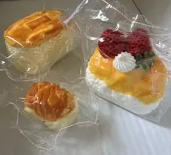 kikisquishy いちごケーキ　焼き物　まとめ売り　スクイーズ