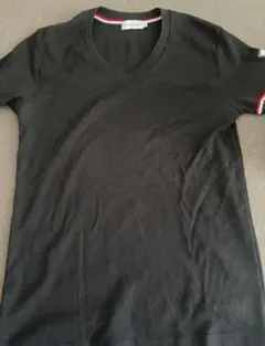 徳*郁様 MONCLER トリコロールライン Tシャツ ブラック - メルカリ
