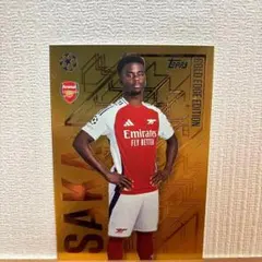 Topps Arsenal ブカヨ・サカ Gold Edge Edition