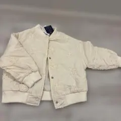 新品タグ付き　コトリ　総刺繍入り　ジャケット クリーム色　110cm