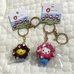 ミャクミャク×サンリオ なりきりストラップ ポムポムプリン ポチャッコ