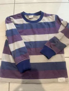 ミキハウス　PICNIC ボーダー　男の子　トレーナー　120