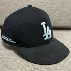 ニューエラ　レトロクラウン　メルトンキャップ ロサンゼルスドジャース　ブラック