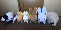 【ミッフィー】　ブルーナアニマル　6体セット