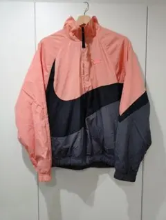 Nike ナイロンジャケット S ピンク/ブラック