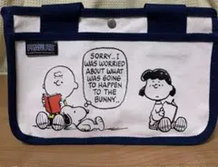 スヌーピー ランチバッグ［青］最終価格