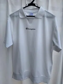 Champion ポロシャツ Lサイズ ホワイト