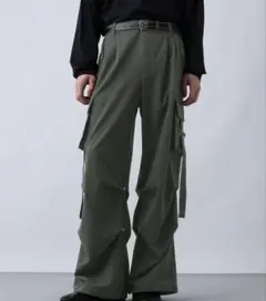 ニータックベルトカーゴパンツ(HARE)グレー 値下げ交渉⭕️のサムネイル
