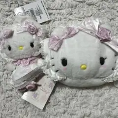 【最終★値下げ中】ハローキティ ホワイトフリルデザインシリーズ ぬいぐるみ