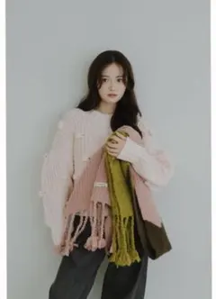 PINUE 2024 札幌限定カラー / ポップコーンニットトップス　pinue