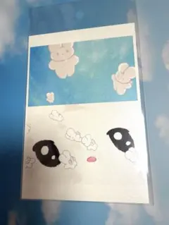 beco＋81 しりみみうさぎ ポストカード アート ステッカー セット 