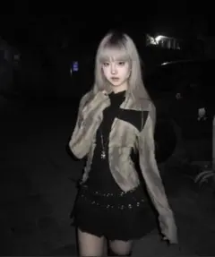 十字架 長袖 Tシャツ y2k グランジ