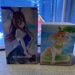 5等分の花嫁　中野三玖　中野四葉　フィギュア　セット売り