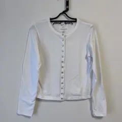 agnès b. ADAM ET ROPÉ 長袖カーディガン ホワイト