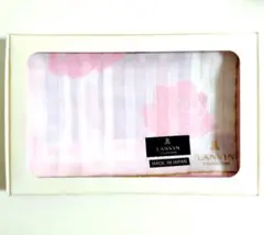 【新品】ランバン ハンカチーフ 大判 スカーフ 薔薇58✕58