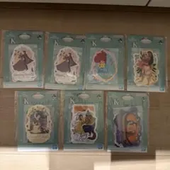 一番くじ プリンセス ステッカー 美女と野獣 ラプンツェル アリエル 白雪姫