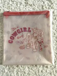 Happyくじ　ピクサー K賞 フラットポーチ【トイストーリー】