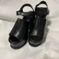 MURUA 厚底　サンダル　ブラック　定価13000円