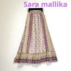 SARA MALLIKA サラマリカ◻︎コットン ダブルフラワープリントスカート