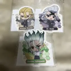 値下げ中)Dr.STONE お花見 千空 ゲン スタンリー ミニイラストカード