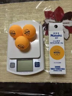 Nittaku サウンドボール 40mm 3個セット