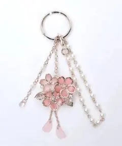 最終お値下げ axes femme 桜モチーフブローチ&チャーム ゴールド