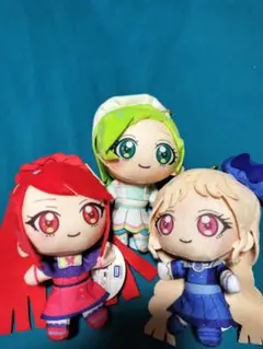 茶*々様 ひみつのアイプリ ぬいぐるみマスコット アイプリバース　3体セット