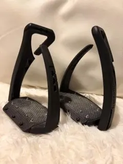 TECH STIRRUPS あぶみ 鐙 ブラック 開閉機構タイプ - メルカリ