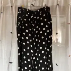 イエナドット柄 ワイドパンツ イージーパンツ