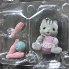 赤ちゃんコレクション 赤ちゃんパーティーシリーズ グレイッシュネコ　シルバニア