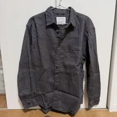 BAYFLOW グレー 長袖シャツ 胸ポケット付き