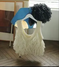 最終【anuke】Fringe Knit Bustier