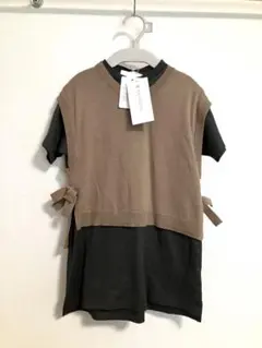 THE SHOP TK♡新品ニットベスト＆Ｔシャツワンピース　セット商品