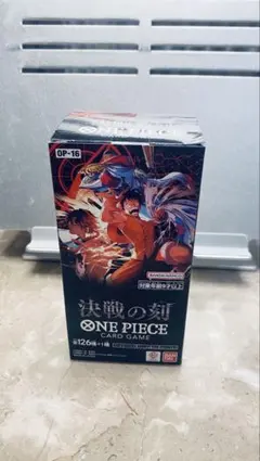 未開封テープつき】ONE PIECEカードゲーム 決戦の刻 OP-16 - メルカリ