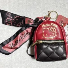 新品未使用 ハローキティ スカーフ付きチャーム リュック キーホルダー