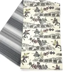 専用帯6581 6524 6649 三点セット●高級 正絹 紅型 両面全通