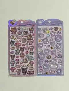 うるちゅるポップシール　サンリオキャラクターズ　日焼け　キティ　クロミ　②