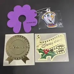 チップのバッグクロージャー ディズニーストア プレゼント用シール2枚セット