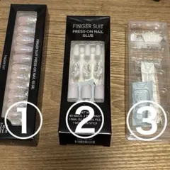 FINGER SUITネイルチップ、シールセット