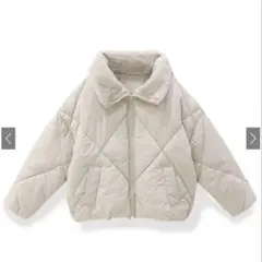 GRL 2Wayファーカラーキルティングダウンジャケット【fo1592】