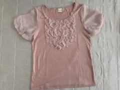 Tiara 半袖フリルTシャツ カットソー ピンク ティアラのサムネイル