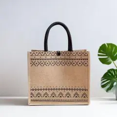 ジュート トートバッグ　ナチュラルのサムネイル