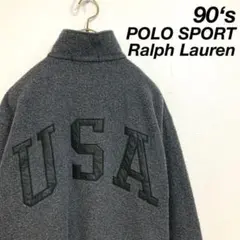 90‘s POLO SPORT ポロスポ ハーフジップ フリースジャケット